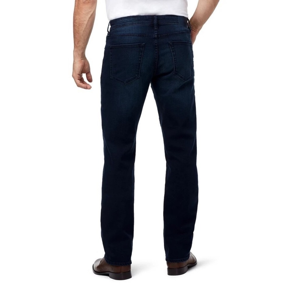 NWT CHAPS Jeans Men's Relaxed Fit  Straight Leg Jean Dark Blue Size 32/34 - Picture 3 of 3